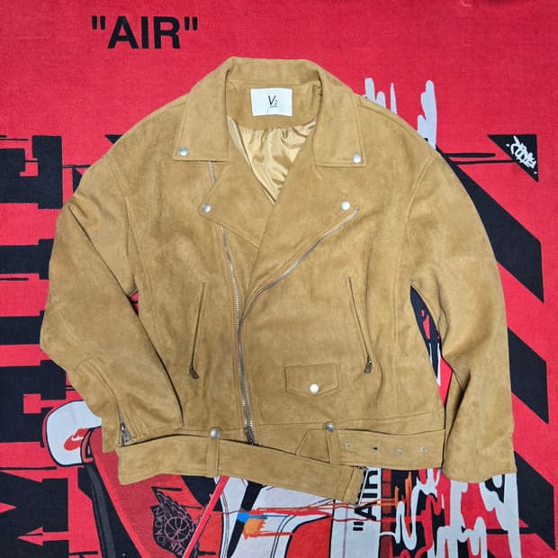 V2 브이투 스웨이드 라이더 자켓