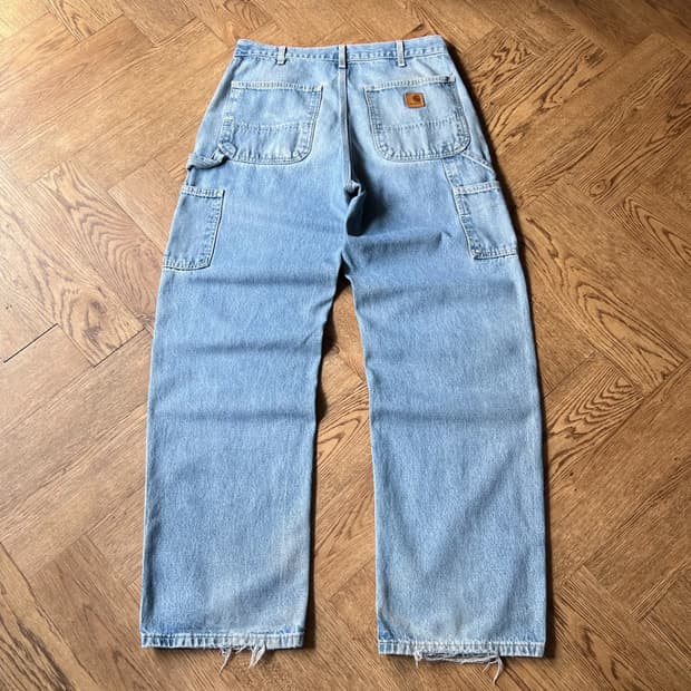 [32]칼하트 USA 빈티지 워싱 싱글니 카펜터 워크 데님 팬츠