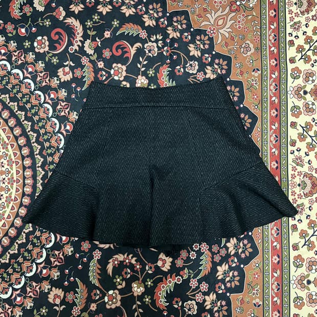 한섬 시스템 모직 헤링본 치마 바지 67-98