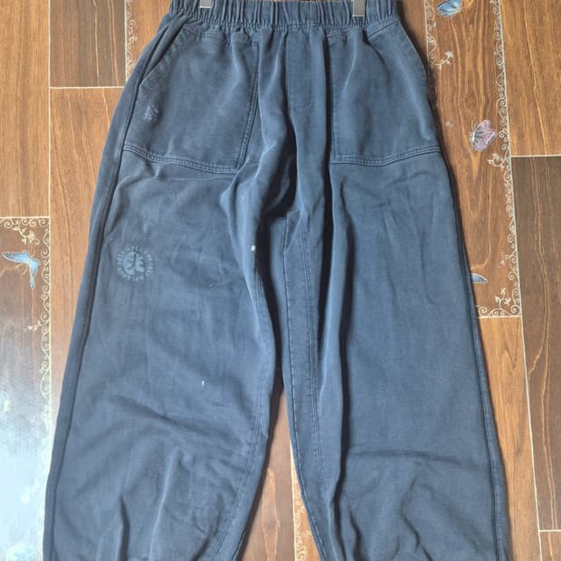 [3] 폴리테루 퍼티그 스웻팬츠 다크퍼플네이비