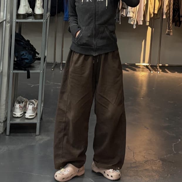 아베크롬비 로고 차콜 쉐르파 후드집업 A2874