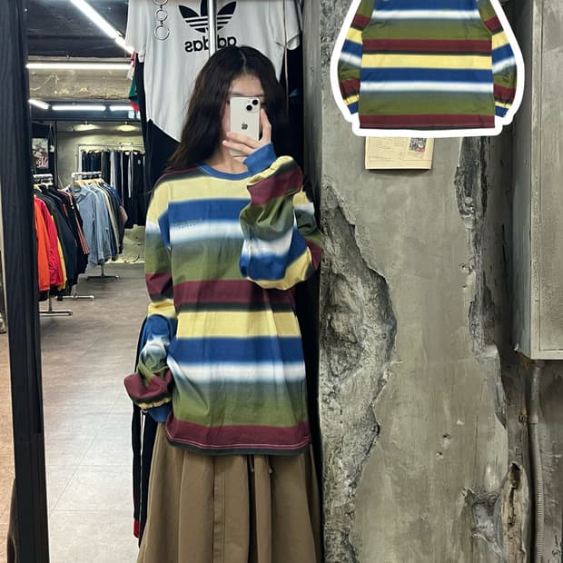 디스이즈네버뎃 롱슬리브리스 긴팔티 M #csz2215