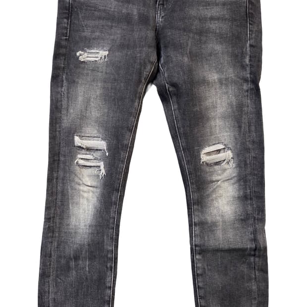 G-STAR RAW 데미지 워싱 데님(W24/L28)스판(택없음)