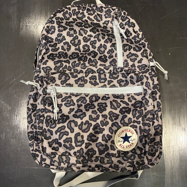 컨버스 레오파드 백팩 갸루 모리걸