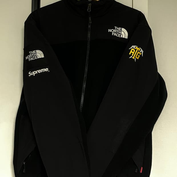 슈프림X노스페이스 rtg 후리스 블랙/M