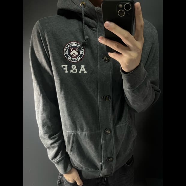 Abercrombie 아베크롬비 버튼 후드