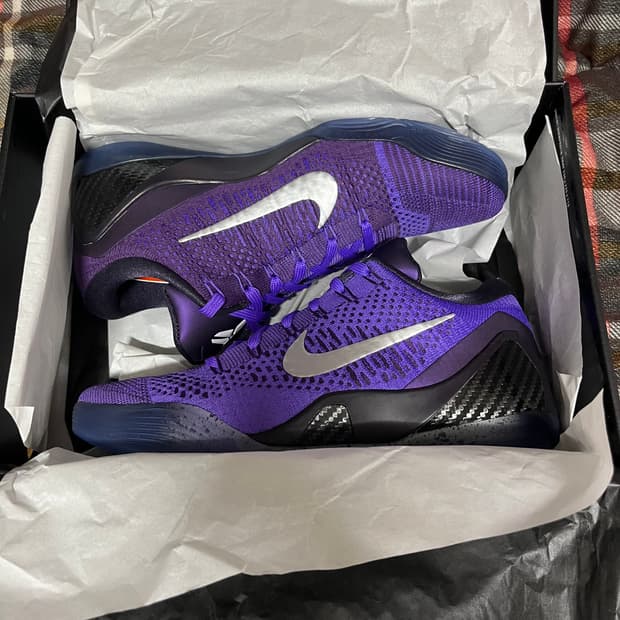 [새상품] 나이키 코비9 엘리트 로우 퍼플 275