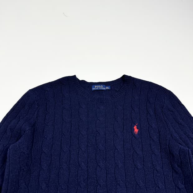 폴로 랄프로렌 포니 캐시미어 네이비 니트 (M 여성추천)