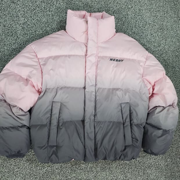 널디 그라데이션 숏패딩