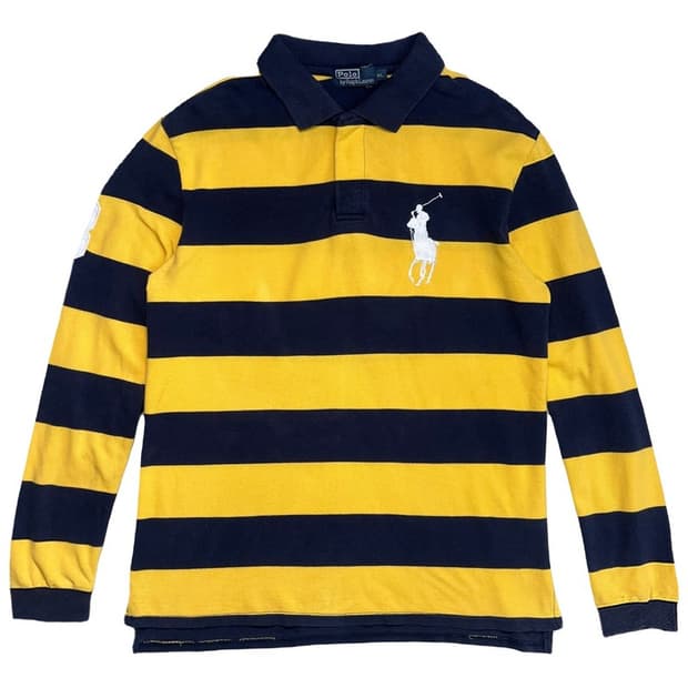  POLO BY RALPH LAUREN 스트라이프 롱슬리브 옐로우 XL