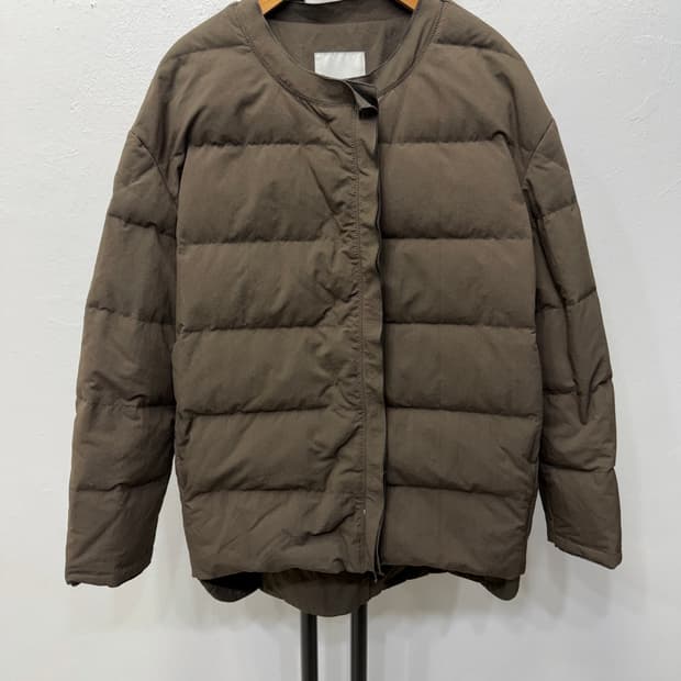 정품) 구호 여성 오버사이즈 브라운 구스경량 패딩 81