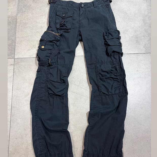y2k 카고 탄창 팬츠