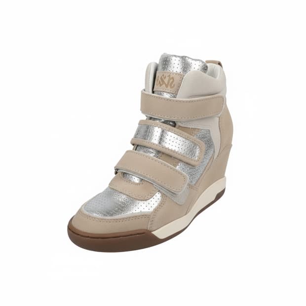 아쉬 웨지힐 하이탑 스니커즈 39 (250) 베이지