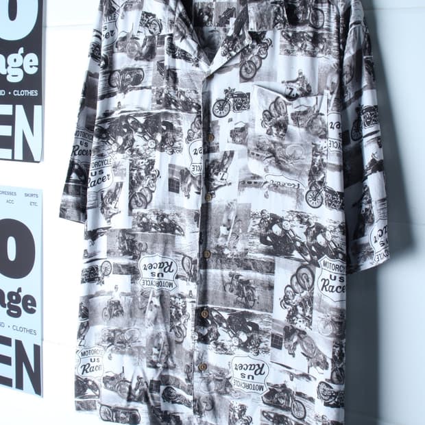 (2XL-4XL) 퓨리탄 반팔 카라 티셔츠 USA 셔츠-H36249