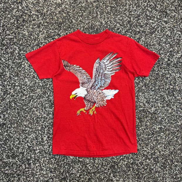 90s USA made 독수리 빈티지 티셔츠 (S)  