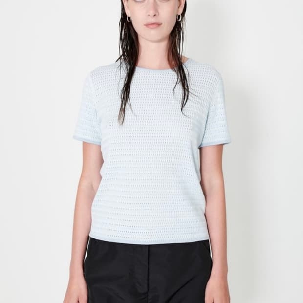 Our legacy 아워레가시 chariot 크로쉐 티셔츠