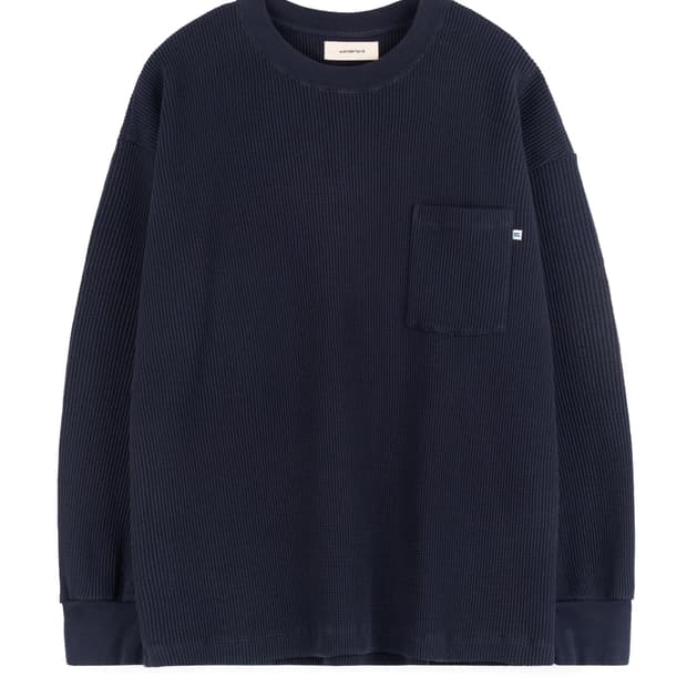 WONDERLAND원더랜드 - WAFFLE L/S (DARK NAVY)