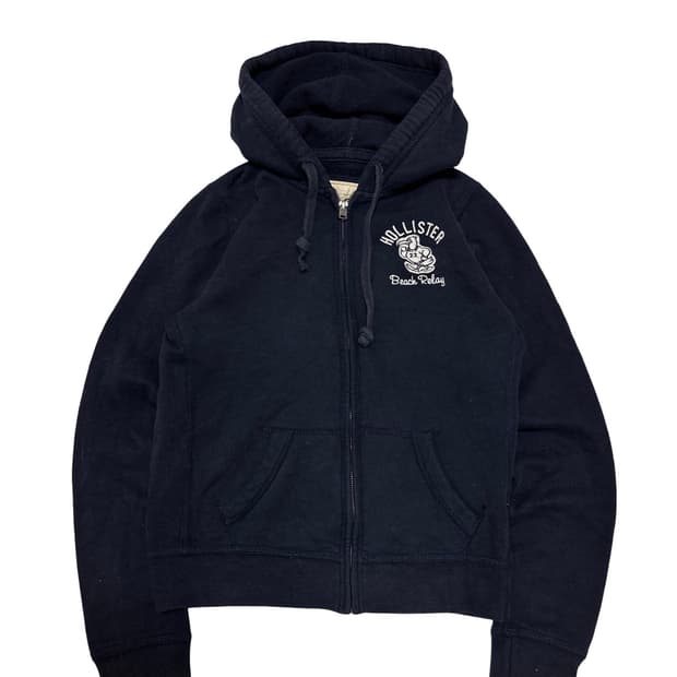 홀리스터 네이비 후드집업