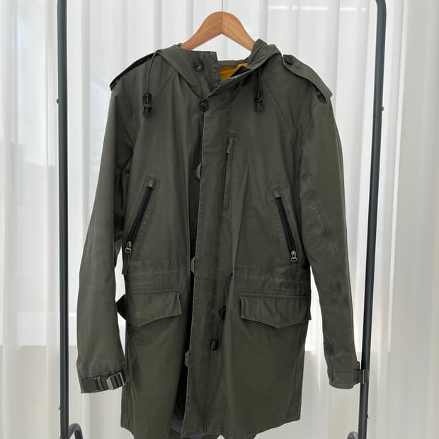 제냐 스포츠 3L-COTTON 야상 점퍼  카키