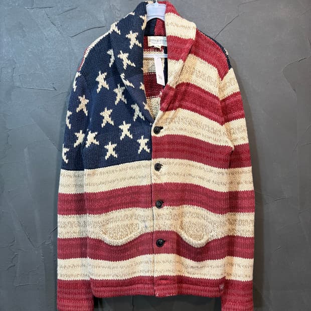 [M] DENIM & SUPPLY 데님앤서플라이 성조기 니트