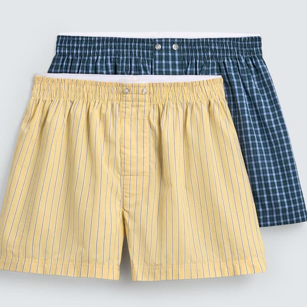 [XL kr 34] ZARA 콤비 포플린 박서 브리프 2팩