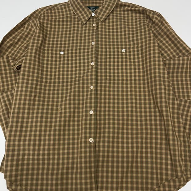 더 바넷 포켓 체크셔츠