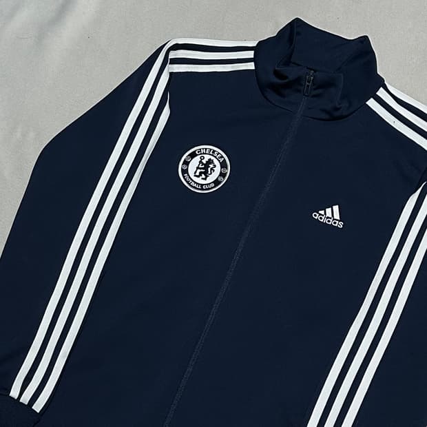 S 아디다스 첼시 네이비 트랙탑