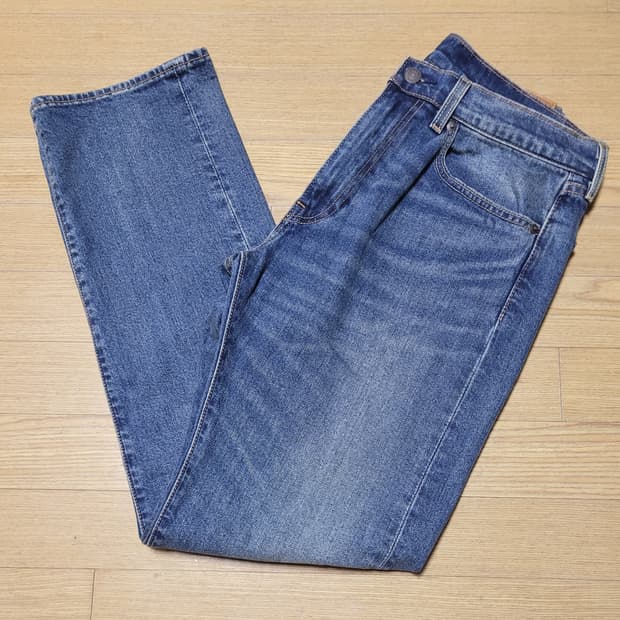 리바이스505 남성  워싱 청바지