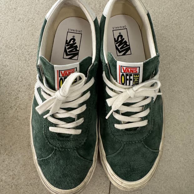 반스 스웨이드 운동화 그린 us10 / 신발종류많아요!! 