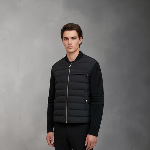 100/ 시스템옴므 19FW 헝가리구스 니트 패딩