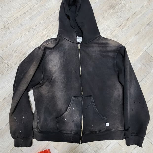 아킴보 와치피커 선페이디드블랙 후드집업 xl