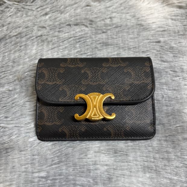 셀린느 트리옹프 플랩 카드지갑