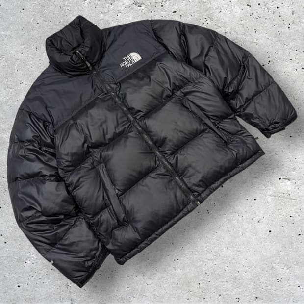 [100] 노스페이스 눕시 700 다운 블랙 패딩 B743