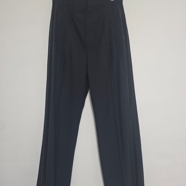 브루넬로 쿠치넬리 네이비 울 슬랙스 38