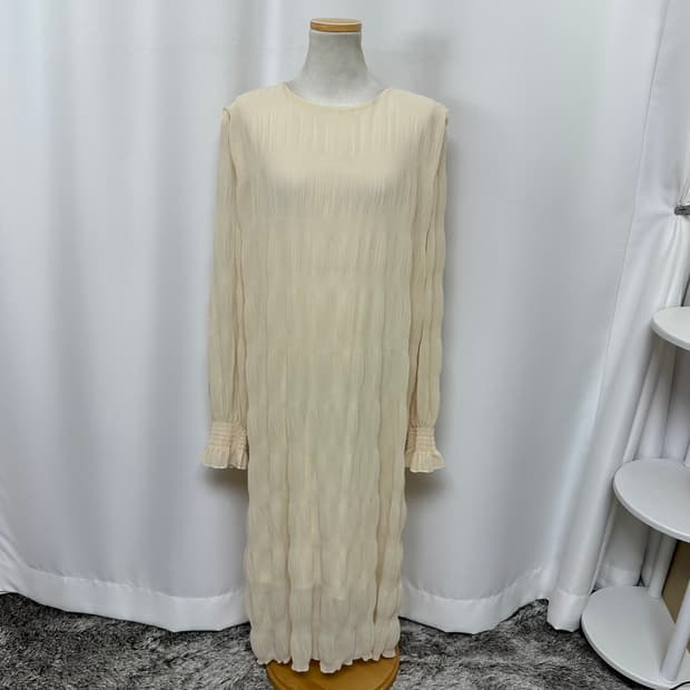 MELA 여자 쉬폰 청순 드레스 원피스 FREE