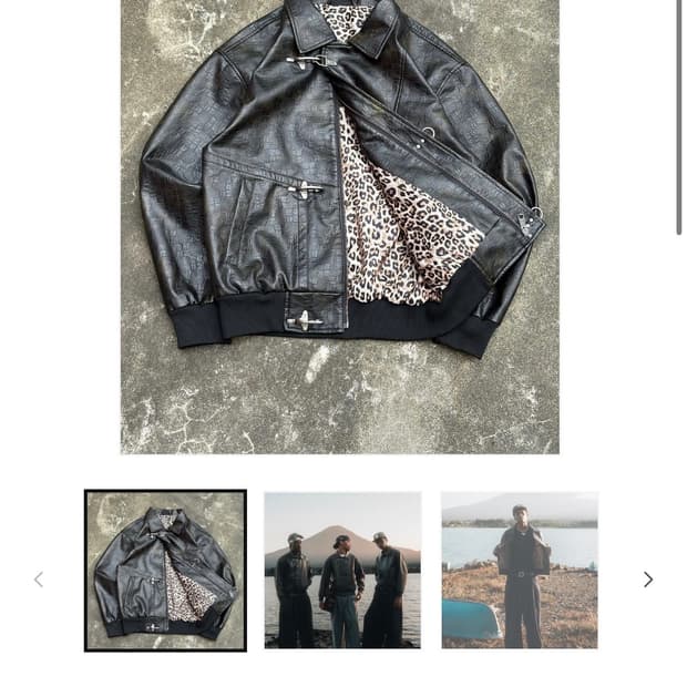 Belvet fireman 자켓 