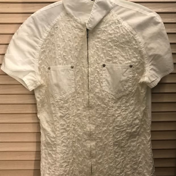 빈티지 포켓 집업 티셔츠