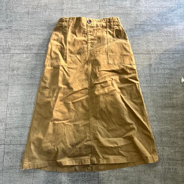 일본빈티지 하구미모리걸 할메카지 보헤미안 미디스커트