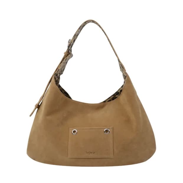 LETERIE 레터리 스웨이드 버클 리버시블백