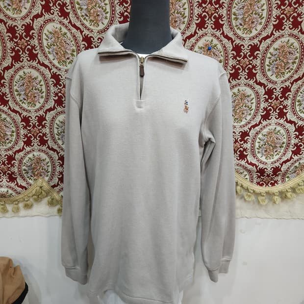 폴로 랄프로렌  반집업 코튼  맨투맨 ESTATE rib
