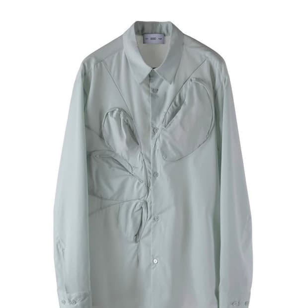 포스트아카이브팩션 PAF 7.0 셔츠 center 민트 S사이즈