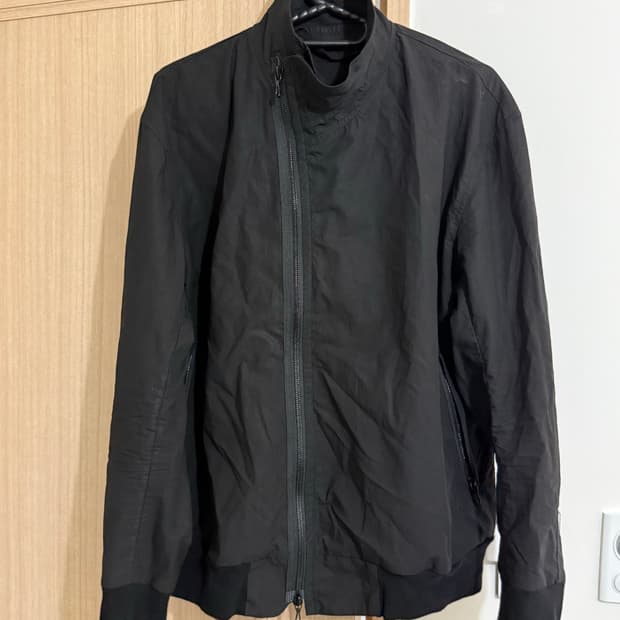 율리우스 19FW 비대칭 넥카라 자켓 1sz