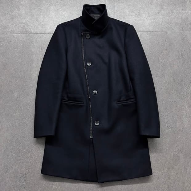 우영미 사선 하프코트