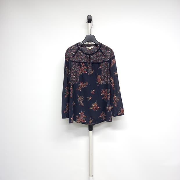 써스데이아일랜드 춘하추 쉬폰 긴팔블라우스 55