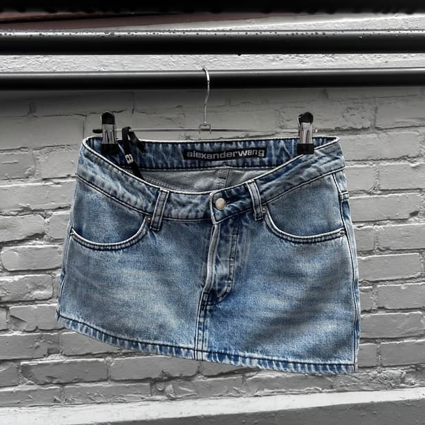 Alexander Wang 언발 스트랩 스커트