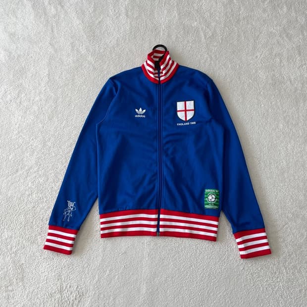 M 아디다스 잉글랜드 국대 트랙탑 져지 95 파랑