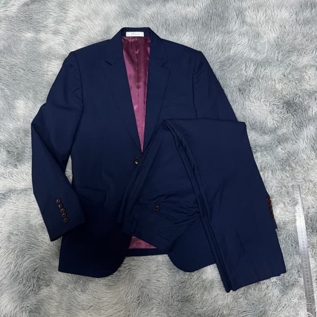 남자 페리쉬 맞춤정장세트 네이비 95 M 사이즈 