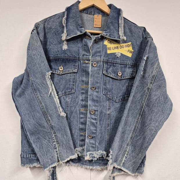 공용 빈티지 춘추 청자켓