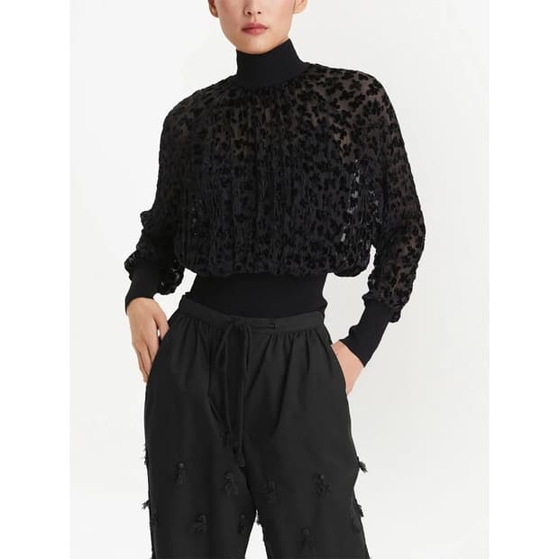 토리버치 신형 벨벳 블랙 데보레 탑