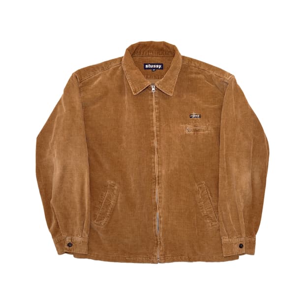 90’s 올드 스투시 와플 코듀로이 자켓